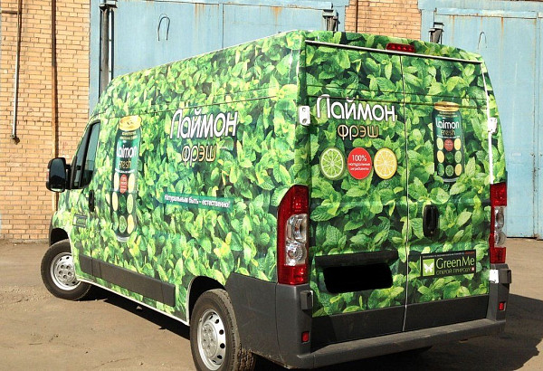 Брендирование автомобиля "Лаймон Фрэш"
