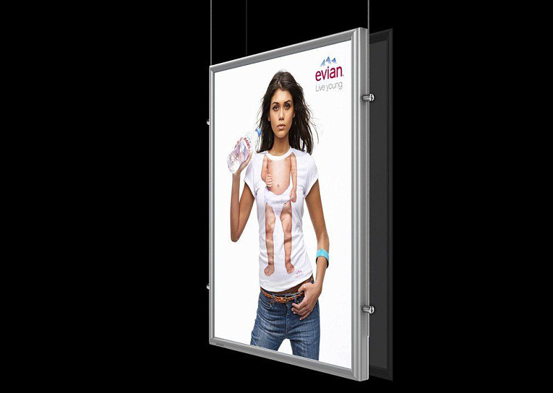 Световая led панель светодиодная BEGRIFF Frame двусторонняя подвесная
