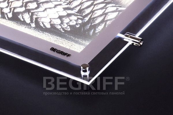 Световая панель BEGRIFF Crystal двусторонняя подвесная