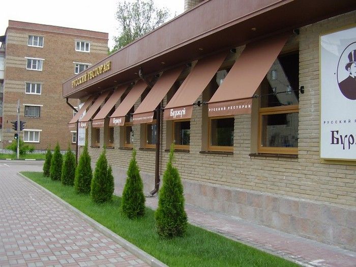 Кассетная витринная маркиза