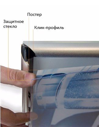 Световая панель фреймлайт БИЗНЕС